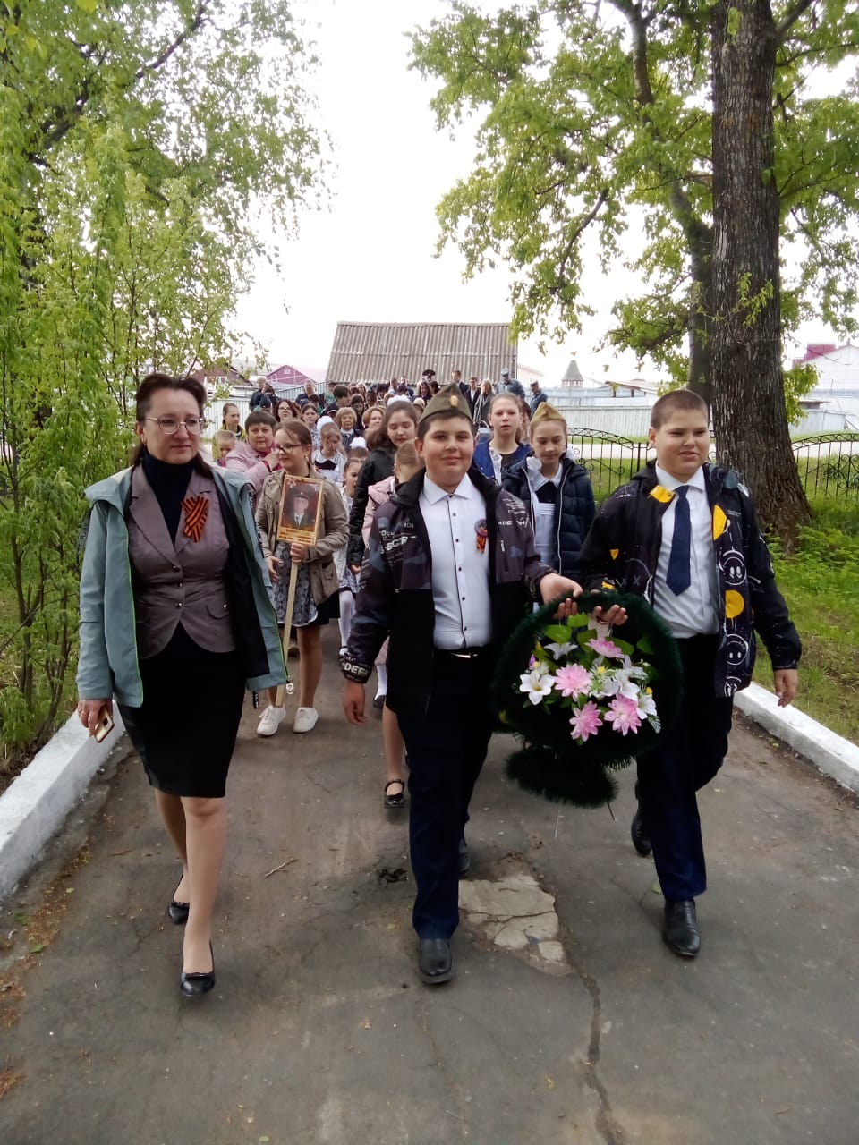 Торжественный митинг, посвященный 78-ой годовщины Дня Победы.